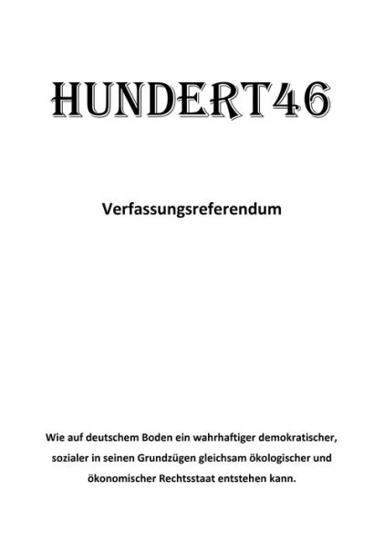 Hundert46: Verfassungsreferendum