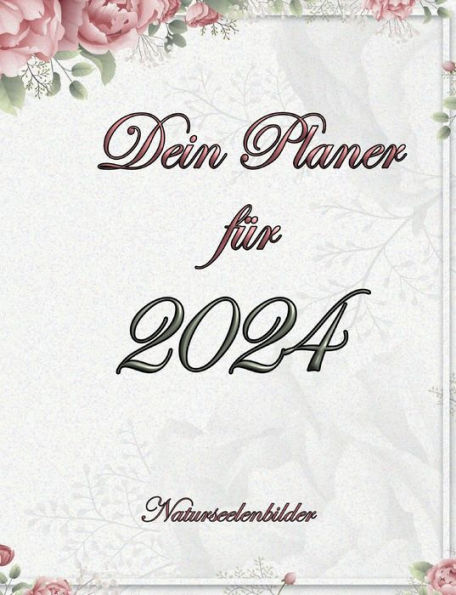 Dein Planer für 2024 - Vintage-Design: einfach
