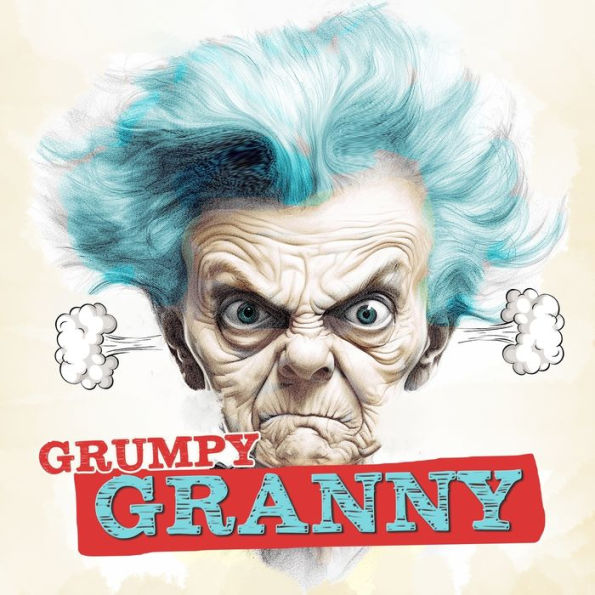Grumpy Granny Coloring Book for Adults: Portrait Coloring Book Faces grumpy Grandma Coloring Book funny faces coloring book grayscale