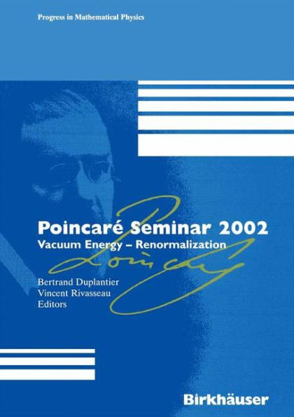 Poincarï¿½ Seminar 2002: Vacuum Energy-Renormalization