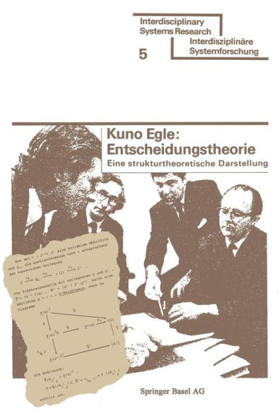 Entscheidungstheorie: Eine strukturtheoretische Darstellung