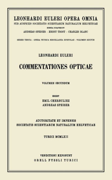 Commentationes opticae 2nd part