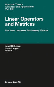 Title: Linear Operators and Matrices, Author: Peter Lancaster