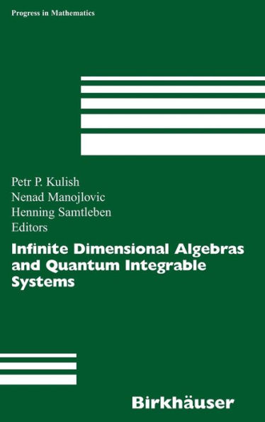 Infinite Dimensional Algebras and Quantum Integrable Systems