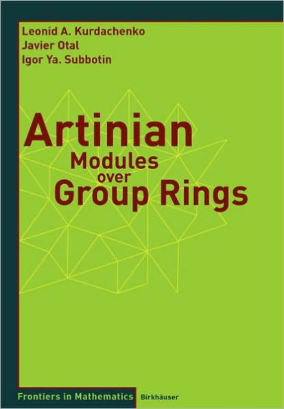 Artinian Modules over Group Rings / Edition 1