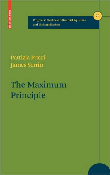 The Maximum Principle / Edition 1