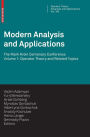 Modern Analysis and Applications: The Mark Krein Centenary Conference - Volume 1: Operator Theory and Related Topics