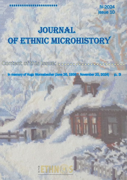 Journal of Ethnic Microhistory: Issue 10, IV-2024