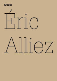 Title: Éric Alliez: Diagramm 3000 [Worte](dOCUMENTA (13): 100 Notes - 100 Thoughts, 100 Notizen - 100 Gedanken # 090), Author: Éric Alliez