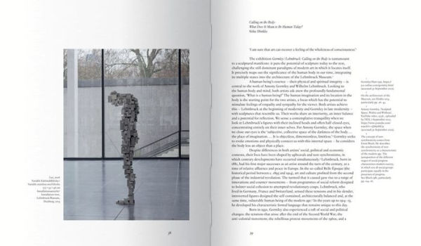 Gormley/Lehmbruck: Calling on the Body