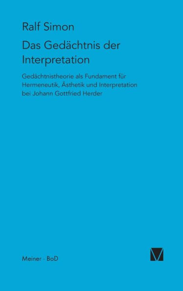 Gedächtnis der Interpretation