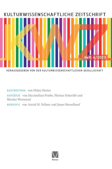 Kulturwissenschaftliche Zeitschrift 4/2023