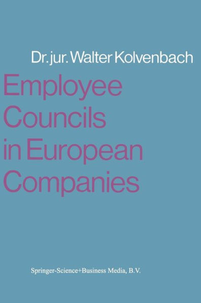 Employee Councils in European Companies