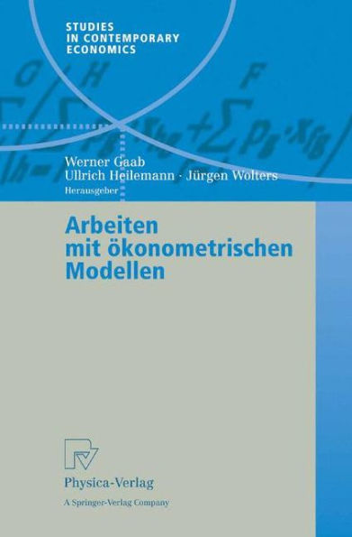 Arbeiten mit ökonometrischen Modellen