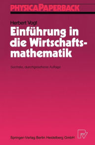 Title: Einführung in die Wirtschaftsmathematik, Author: Herbert Vogt