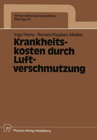 Krankheitskosten durch Luftverschmutzung