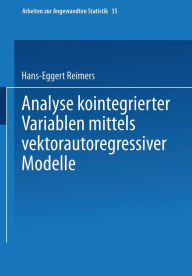Title: Analyse kointegrierter Variablen mittels vektorautoregressiver Modelle, Author: Hans-Eggert Reimers