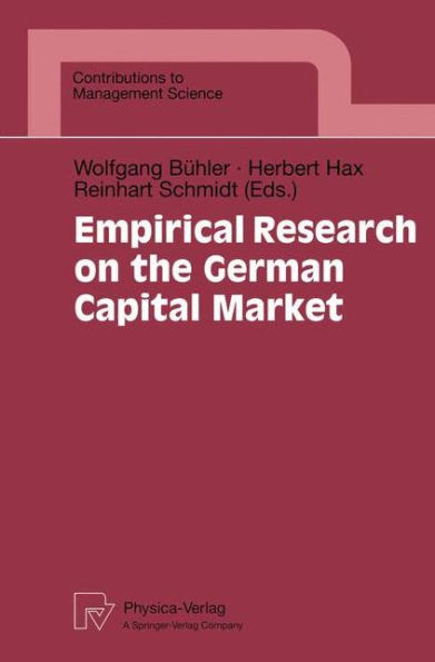 Empirical Research on the German Capital Market