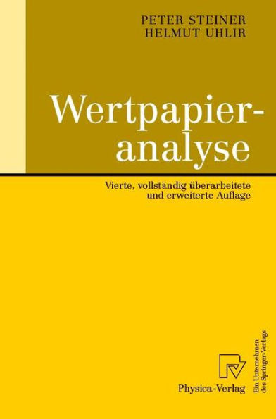 Wertpapieranalyse / Edition 4