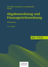 Title: Abgabenordnung und Finanzgerichtsordnung: Kommentar, Author: Roberto Bartone