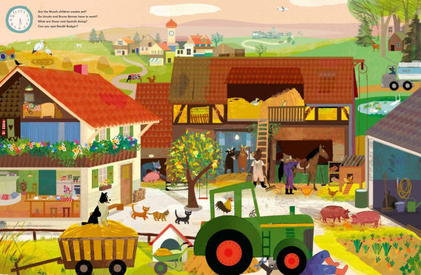 A Day on Fluffyville Farm: A Look and Find Book