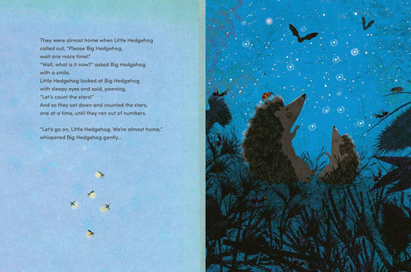 Big Hedgehog and Little Take an Evening Stroll