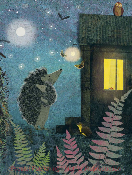 Big Hedgehog and Little Take an Evening Stroll