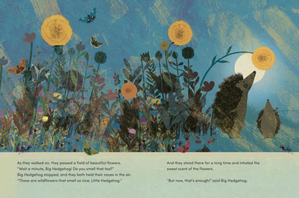 Big Hedgehog and Little Take an Evening Stroll