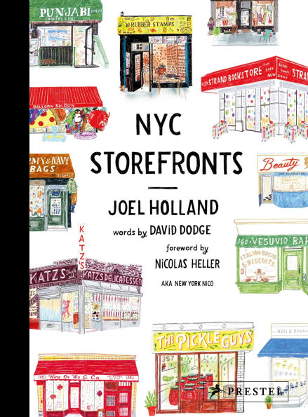 洋書 NYC STOREFRONTS. JOEL HOLLAND NYC Storefronts: Illustrations of the Big Apple's Best-Loved