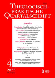 Title: Synodalität: Theologisch-praktische Quartalschrift 4/2022, Author: Die Professoren u. Professorinnen der Fakultät für Theologie der Kath. Privat-Universität Linz