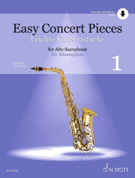Junk: Easy Concert Pieces, Volume 1 - 23 Pieces from 5 Centuries Alto Saxophone and Piano Book with Audio Online