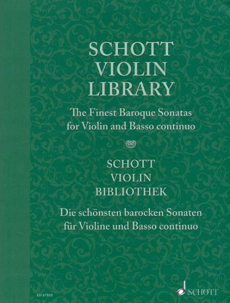 Schott Violin Library - The Finest Baroque Sonatas: Violin and Basso Continuo