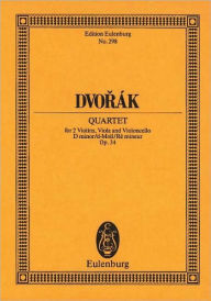 Title: String Quartet in D Minor, Op. 34, B 75: Study Score, Author: Antonin Dvorak