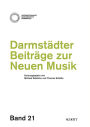 Darmstädter Beiträge zur neuen Musik: Band 21