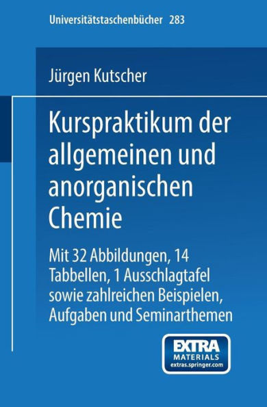 Kurspraktikum der allgemeinen und anorganischen Chemie