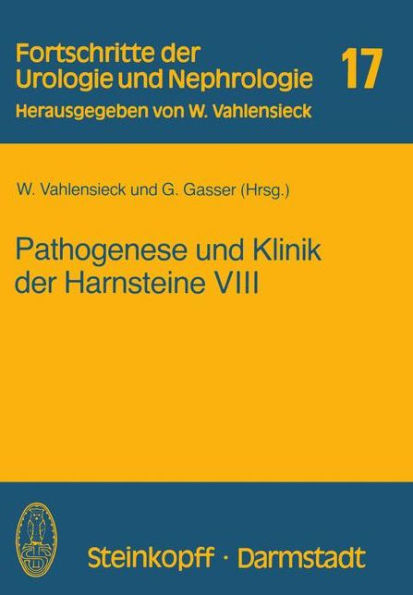 Pathogenese und Klinik der Harnsteine VIII