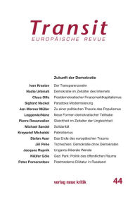 Title: Transit 44. Europäische Revue: Zukunft der Demkoratie, Author: Claus Offe