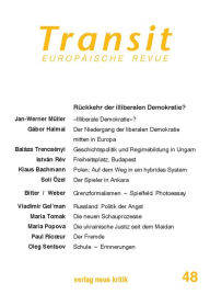 Title: Transit 48. Europäische Revue: Rückkehr der illiberalen Demokratie?, Author: Jan-Werner Müller