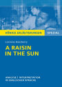 A Raisin in the Sun. Textanalyse und Interpretation. Königs Erläuterungen Spezial: Textanalyse und Interpretation in englischer Sprache, mit ausführlicher Inhaltsangabe und Prüfungsaufgaben mit Lösungen