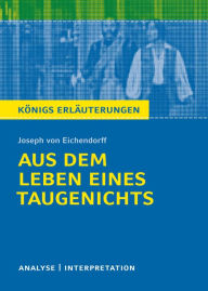 Title: Aus dem Leben eines Taugenichts: Analyse / Interpretation, Author: Joseph von Eichendorff