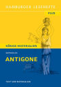 Antigone von Sophokles (Textausgabe): Hamburger Lesehefte Plus Königs Materialien