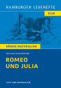 Romeo und Julia von William Shakespeare (Textausgabe): Hamburger Lesehefte Plus Königs Materialien