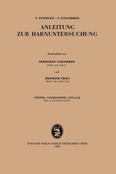 Anleitung zur Harnuntersuchung / Edition 5