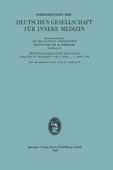 75. Kongreß: Wiesbaden, vom 14. bis 17. April 1969