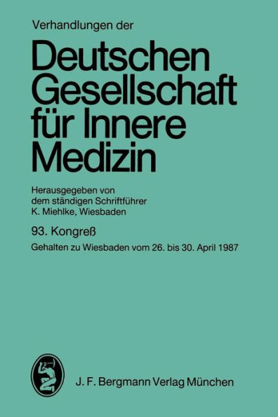 Kongreß: gehalten zu Wiesbaden vom 26. bis 30. April 1987