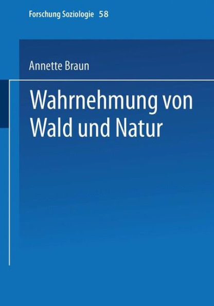 Wahrnehmung von Wald und Natur