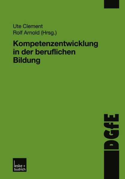 Kompetenzentwicklung in der beruflichen Bildung