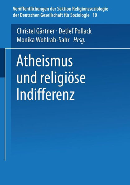 Atheismus und religiöse Indifferenz