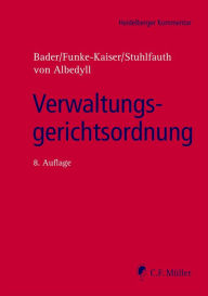 Title: Verwaltungsgerichtsordnung, eBook, Author: Jörg von von Albedyll