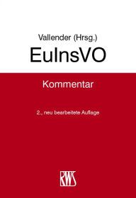 Title: EuInsVO: Kommentar, Author: Heinz Vallender